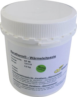 Hővezető paszta 10 W/mK 500 g Hőmérséklet (max.): +150 °C Kerafol KP12