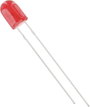 LED 5,1 mm, ovális, diffus, piros, 550 mcd, Tru Components bélyegkép