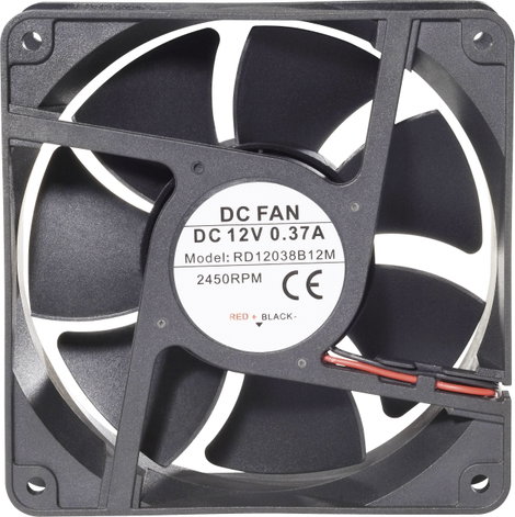 TRU COMPONENTS RD12038B12H Axiális ventilátor 12 V/DC 193 m³/óra (H x Sz x Ma) 120 x 120 x 38 mm