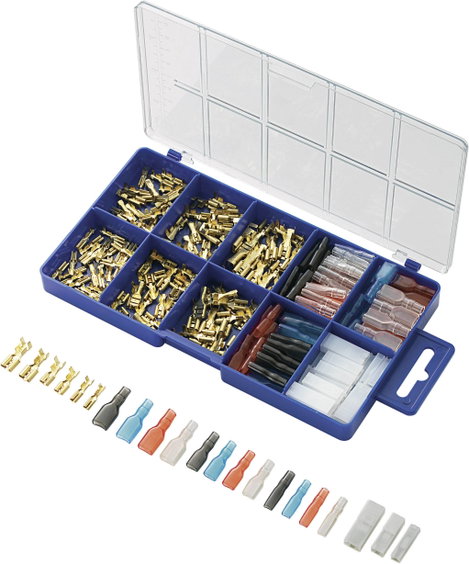 Csúszósaru készlet 0,14 - 2,5 mm², 260 részes, TRU Components 739647