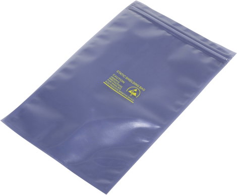 ESD tasak (H x Sz) 250 mm x 150 mm Árnyékoló ESD jelölés S TRU COMPONENTS Újrazárható