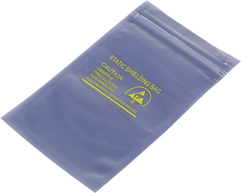 ESD tasak (H x Sz) 127 mm x 76 mm Árnyékoló ESD jelölés S TRU COMPONENTS Újrazárható