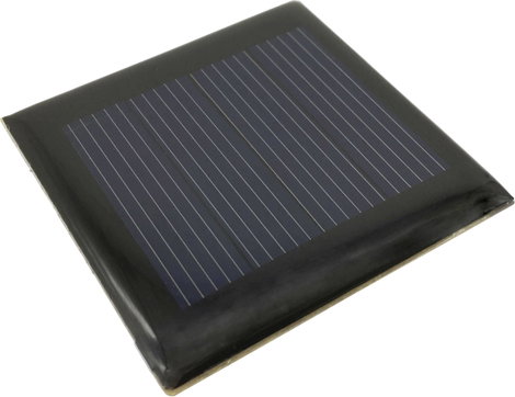 Mini napelem, szolárcella POLY-PVZ-4949-2V 2 V/DC 0.1 A 1 db 49 x 49 x 3.1 mm
