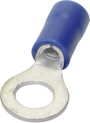 Gyűrűs kábelsaru Keresztmetszet (max.)=2.50 mm² Lyuk átmérő=6.50 mm Részlegesen szigetelt Kék TRU CO bélyegkép