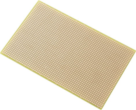 Epoxi nyáklap 160 x 100 mm, forrasztócsík raszterrel, Tru Components