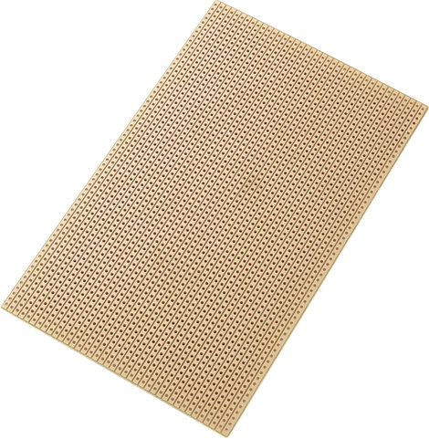 Kisérleti nyáklap 100 x 160 mm, forrasztócsík raszterrel, Tru Components