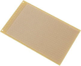 Euro panel Keménypapír (H x Sz) 160 mm x 100 mm 35 µm Raszterméret 2.54 mm TRU COMPONENTS SU527466 1