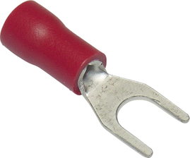 Villás kábelsaru 0.50 mm² 1.50 mm² Lyuk átmérő=3.20 mm Részlegesen szigetelt Piros TRU COMPONENTS 15
