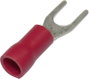 Villás kábelsaru 0.50 mm² 1.50 mm² Lyuk átmérő=4.30 mm Részlegesen szigetelt Piros TRU COMPONENTS 15 2. bélyegkép