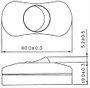 Zsinórkapcsoló, WS, R13-901 (1910001), Tru Components 1587934 2. bélyegkép