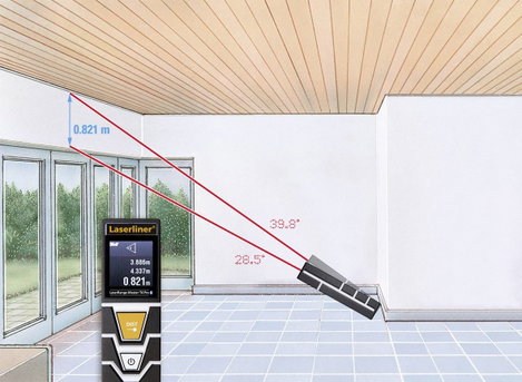 Lézeres távolságmérő Bluetooth funkcióval max. 40 m-ig Laserliner 080.850A 7. kép