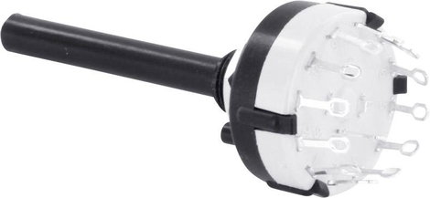 Forgó kapcsoló 0.35 A Kapcsolási pozíciók 6 6 x 30 ° TRU COMPONENTS TC-DS2X6L