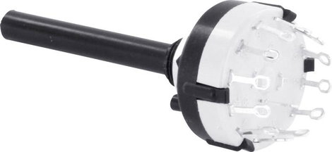 Forgó kapcsoló 0.35 A Kapcsolási pozíciók 3 3 x 30 ° TRU COMPONENTS TC-DS4X3L
