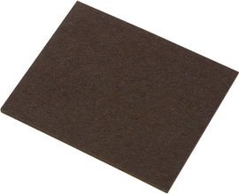 Öntapadós filc párna 100 x 80 x 4 mm, barna, TRU COMPONENTS FP8005BN