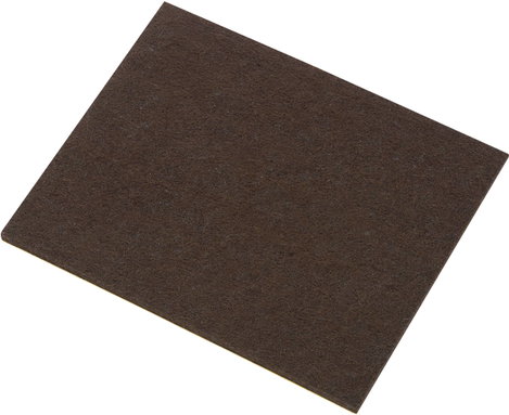 Öntapadós filc párna 100 x 80 x 4 mm, barna, TRU COMPONENTS FP8005BN