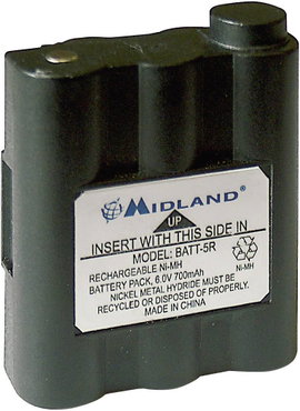 Midland PMR/LPD adó-vevő akkumulátor 6 V 700 mAh Midland PB-ATL/G7 készülékekhez C784