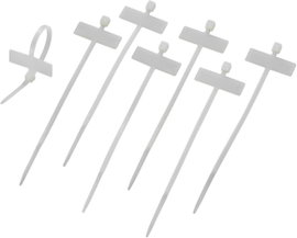 Kábelkötegelő feliratozható 100 db, Tru Components