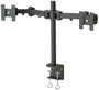 2 részes Monitor asztali tartó 25,4 cm (10) - 68,6 cm (27) Dönthető + forgatható, Forgatható NewStar 2. bélyegkép