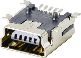 Mini USB B beépíthető alj Alj, beépíthető, vízszintes DS1104-B60SRS DS1104-B60SRS Connfly Tartalom: 