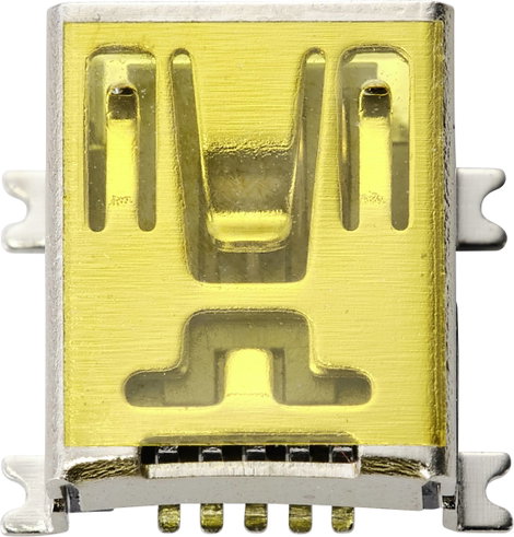 Mini USB B beépíthető alj Alj, beépíthető, vízszintes DS1104-B60SRS DS1104-B60SRS Connfly Tartalom: 3. kép