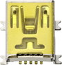 Mini USB B beépíthető alj Alj, beépíthető, vízszintes DS1104-B60SRS DS1104-B60SRS Connfly Tartalom: 3. bélyegkép