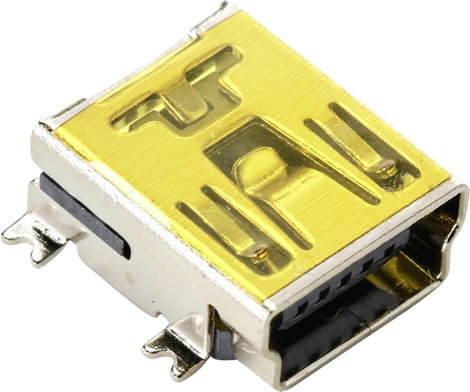 Mini USB B beépíthető alj Alj, beépíthető, vízszintes DS1104-B60SRS DS1104-B60SRS Connfly Tartalom: 4. kép