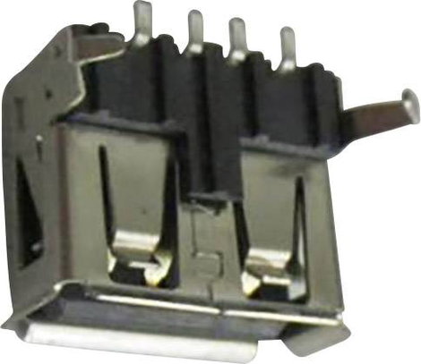 USB A beépíthető alj Alj, beépíthető, vízszintes DS1095-BNM0 DS1095-BNM0 Connfly Tartalom: 1 db