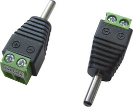 DC tápdugó 3,5 x 1,3 mm, csavaros bekötés, Tru Components
