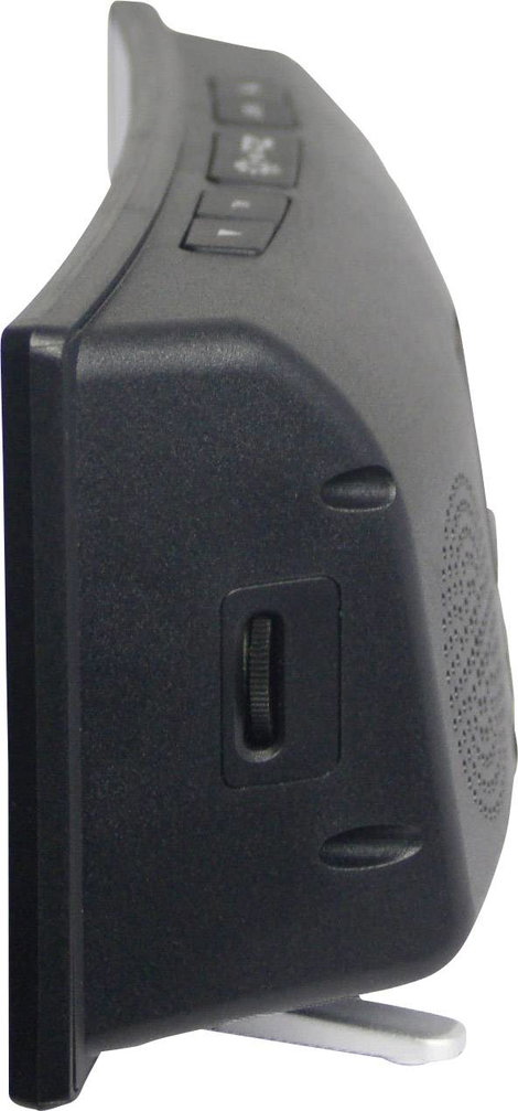 Kvarc digitális ébresztőóra USB töltő funkcióval, fekete, 1558317 2. kép