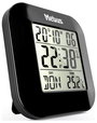 Rádiójel vezérelt digitális ébresztőóra, fekete, Mebus 51510 3. bélyegkép