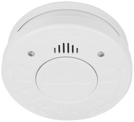 Füstérzékelő, elemes füstjelző, 10 éves élettartalmú elemmel, Smartwares RM520 10.025.28