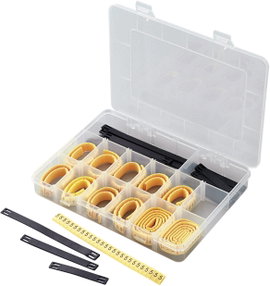 TRU COMPONENTS ECMKS-3 Jelölő klipsz Jelölés 0 - 9, L, N, R, S, T, +, - Külső átmérő tartomány 2 - 5