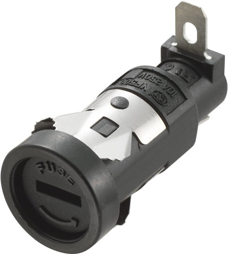 Biztosíték tartó 5,2X20 mm, Tru Components MF-500
