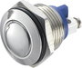 Nyomógomb 16 mm, nikkelezett, Tru Components GQ16B-N 2A/48V bélyegkép