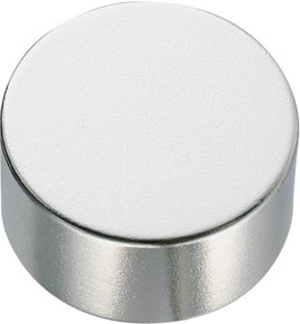 Tartós mágnes Kerek N35M 1.24 T Kerethőmérséklet (max.): 100 °C TRU COMPONENTS