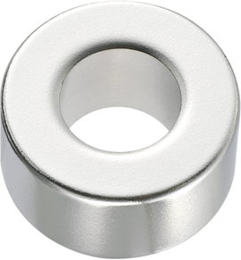 Tartós mágnes, gyűrű, N45 10 x 5/5 mm, Tru Components