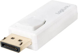 LogiLink CV0100 Kijelző csatlakozó / HDMI Átalakító [1x DisplayPort dugó - 1x HDMI alj] Fehér