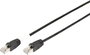 Digitus DK-1644-050/BL-OD RJ45 Hálózati kábel, patchkábel CAT 6 S/FTP 5.00 m Fekete UV álló, sodort bélyegkép