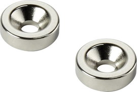 Tartós mágnes Gyűrű N35 Kerethőmérséklet (max.): 80 °C TRU COMPONENTS