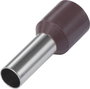 Érvéghüvely, fekete, 1,5 x 8 100 db, Tru Components bélyegkép