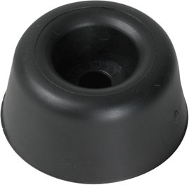 Csavarozható műszerláb, fekete, kerek Ø 25 x 10 mm, PB Fastener 100961