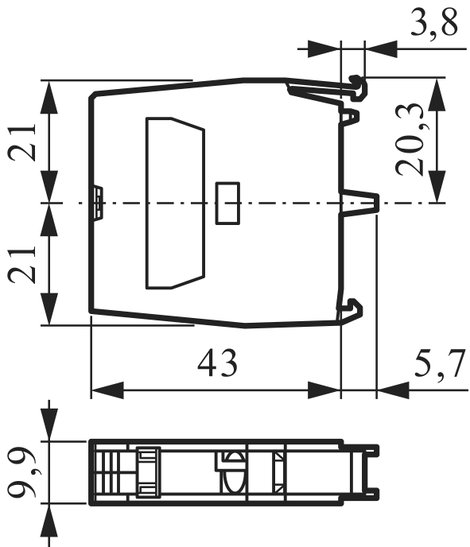 ÉRINTKEZŐ ELEM , 33E11 CSAVAROS CSATLAKOZÁS NO/NC 2. kép