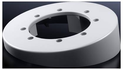 Dőlés adapter Merev Cink öntvény Fényes szürke (RAL 7035) Rittal CP 6206.400 1 db