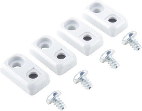 Fali tartó Polikarbonát Élénk szürke (RAL 7035) Bopla B WL 7035 4 db