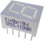 LED kijelző, SC39-11GWA, számjegy méret: 10MM bélyegkép