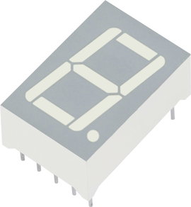LED kijelző, SC52-11EWA, számjegy méret: 13MM