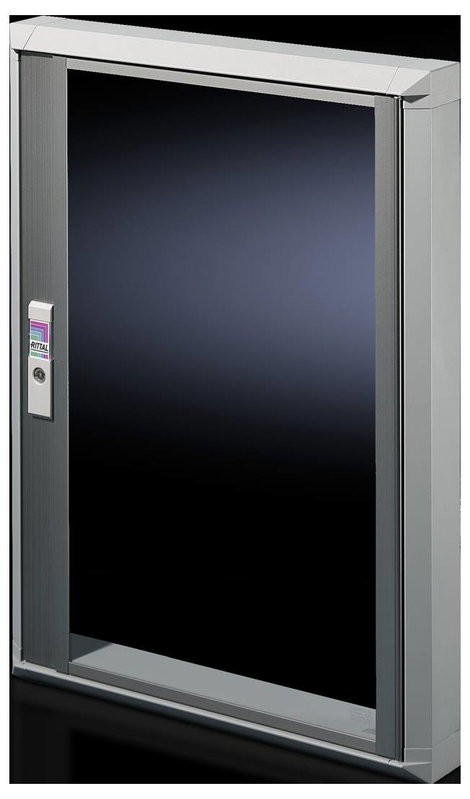 Betekintő ablak (Sz x Ma) 500 mm x 370 mm Üveg Élénk szürke (RAL 7035), Átlátszó Rittal FT 2736.510