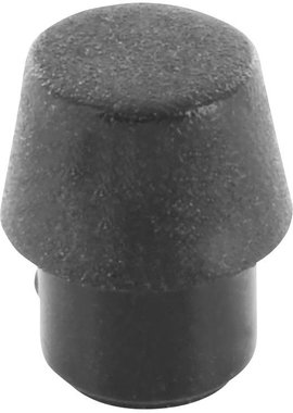 Műszerláb, csavaros, fekete, kerek Ø 9 x 10 mm