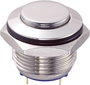 Vandálbiztos nyomógomb 16 mm, 2A/48VDC, nikkel, Tru Components 701829 bélyegkép