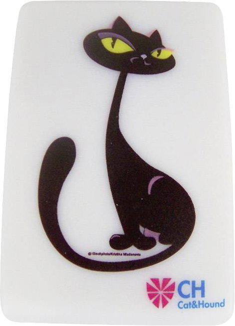 Háziállat ajtócsengő, kutya- és macska csengő, fehér, Cat & Hound 2. kép